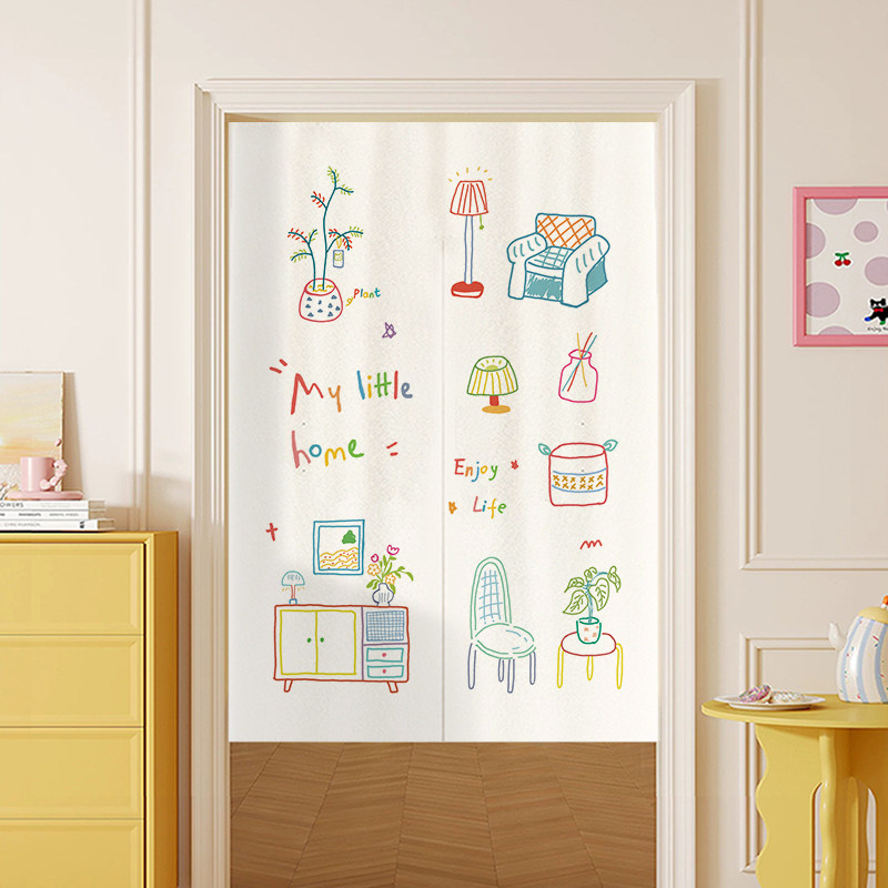 Commercial Window Printing - Cortina Noren VIKAMA con Diseño a