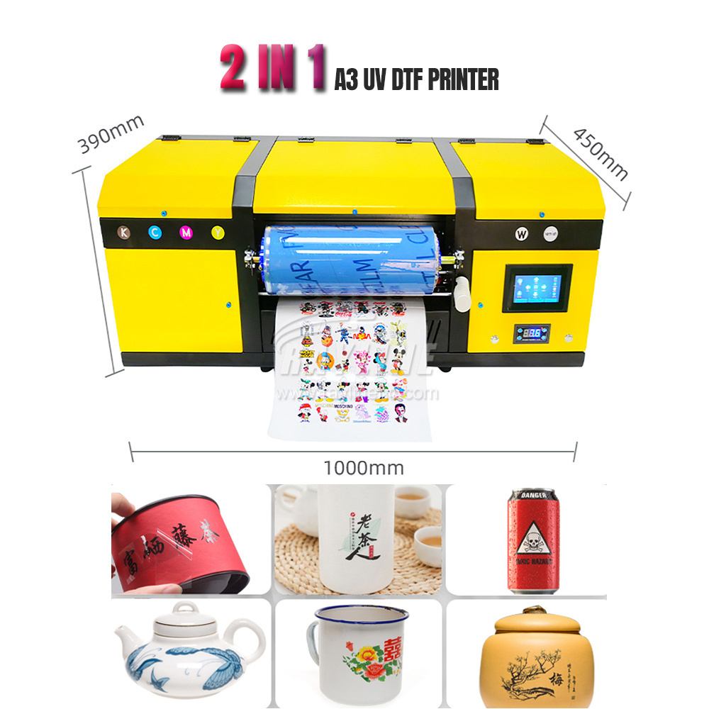 Dtf Printer Machine - Impresora UV DTF Dos en Uno,