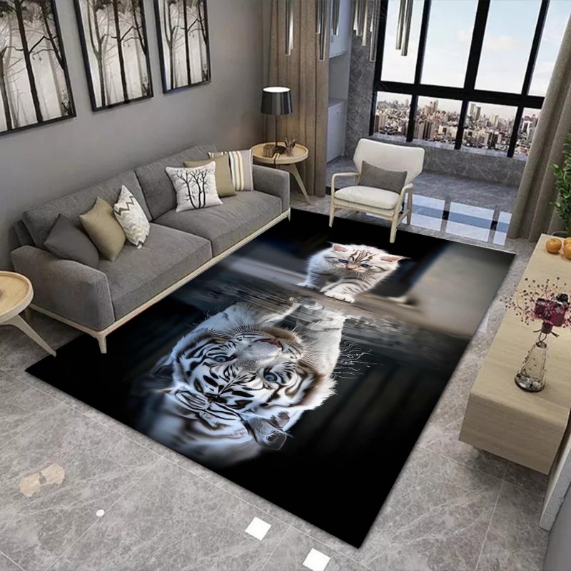 Commercial Printing And Design - Alfombra con estampado de animales, alfombra