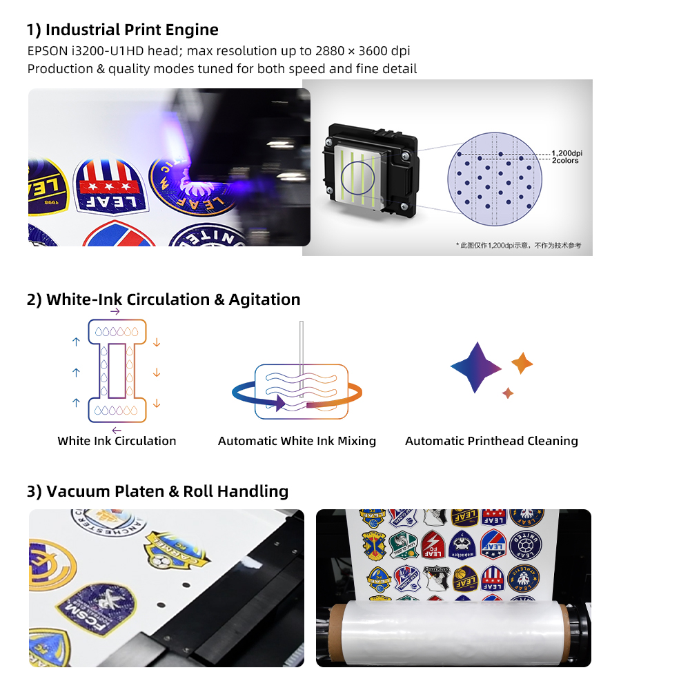 Dtf Printer Machine - Impresora de Etiquetas UV DTF LEAF