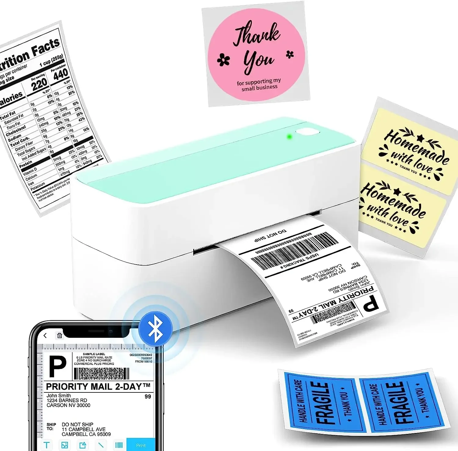 Papel de etiquetas para impres - Commercial Printer reseña y precio