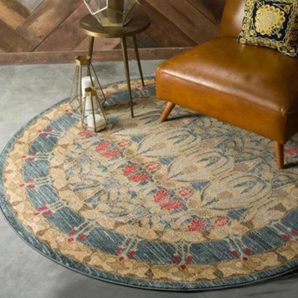 Alfombra redonda de Mandala Ja - Commercial Printing And Design reseña y precio
