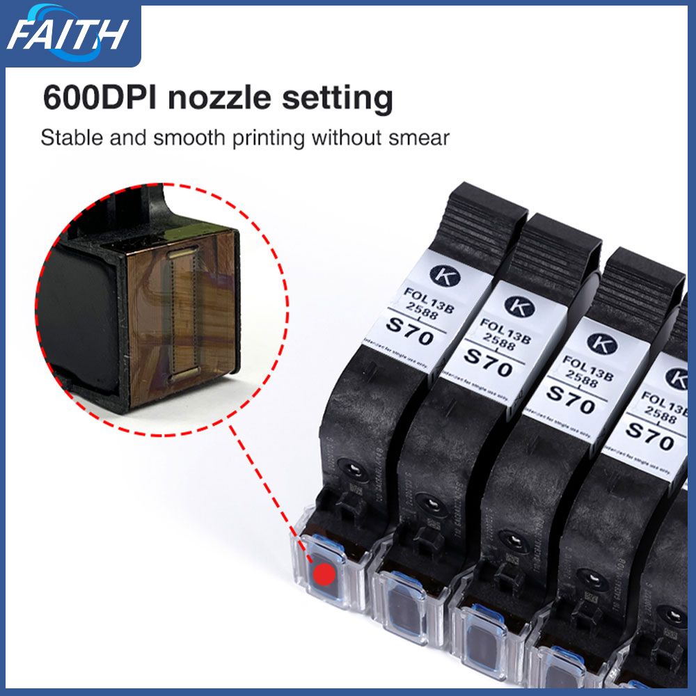 Faith 6 Cartuchos de Tinta par - Eco Solvent Ink Cartridge reseña y precio